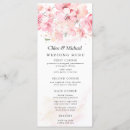 Search for blush pink wedding menus Boho chic