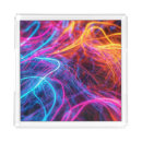 Search for colorful serving trays Abstract