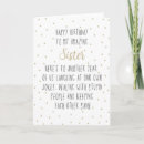 Search for funny 50th sister cards Humorous