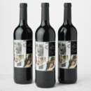 Search for photo collage wine labels Black