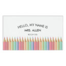 Search for teacher name tags First day of school