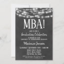 Search for mba graduation invitations Master of business administration