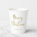 Search for merry christmas paper cups elegant