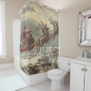 Search for christmas shower curtains Reindeer