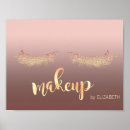 Search for eyelash posters Makeup artist