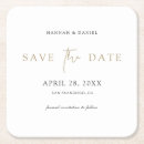 Search for save the date coasters Elegant