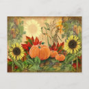 Search for pumpkin postcards Sunflower