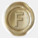 Search for letter f monogram stickers Gold