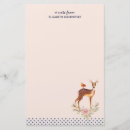 Search for deer stationery paper White tailed deer