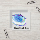 Search for shells business cards Beach