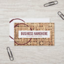Search for cork business cards Wine