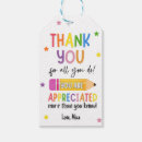 Search for teacher appreciation gift tags Thank you
