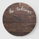 Search for rustic clocks Brown wood pattern