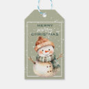 Search for snowman gift tags Cheerful