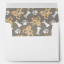 Search for paw print envelopes Dog