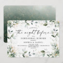 Search for beautiful rehearsal dinner invitations The night before