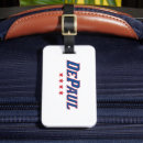 Search for college logo luggage tags Blue demons design