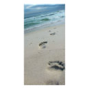 Search for footprints in the sand cards Water