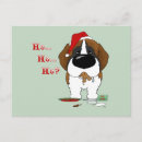 Search for st bernard christmas cards Xmas