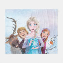 Search for olaf throw blankets Anna