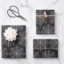 Search for spider wrapping paper Black