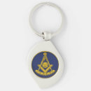 Search for freemason keychains Square and compass