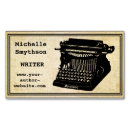 Search for screenwriter business cards Typewriter