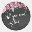 Search for all you need is love stickers Typography