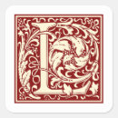 Search for letter l monogram stickers Red