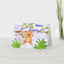 Search for monkey birthday cards Boy
