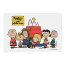 Search for peanuts placemats Woodstock