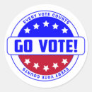 Search for voting stickers Get out the vote