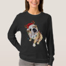 Search for english bulldog christmas tshirts Trends