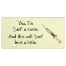 Search for nurse license plates Hospital