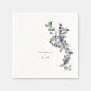 Search for lavender wedding napkins Elegant