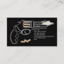 Search for firearms business cards Weapon