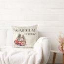 Search for farmhouse christmas pillows Red truck