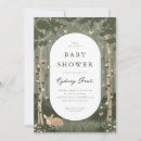 Search for forest baby shower invitations Green