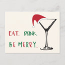 Search for eat drink and be merry cards Martini