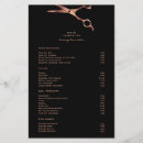 Search for hairdresser price lists Chic