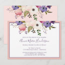 Search for purple baptism invitations Elegant