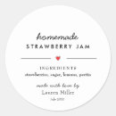 Search for canning jar stickers Homemade with love