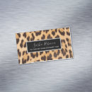 Search for leopard business cards Interior designer