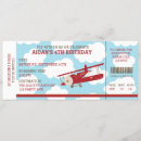 Search for vintage airplane birthday invitations Aeroplane