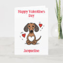 Search for dachshund valentines day cards Weiner
