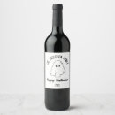 Search for halloween wine labels Cute ghost