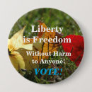 Search for vote blue buttons Freedom