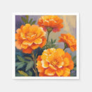 Search for marigold napkins Watercolor