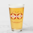 Search for logo pint glasses Simple professional minimalist