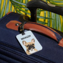 Search for french bulldog luggage tags Cute